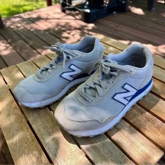 New Balance 515 V3 Suede Casual‎ Shoes Grey Blue Womens Size 6 WL515OC3 - Picture 1 of 7